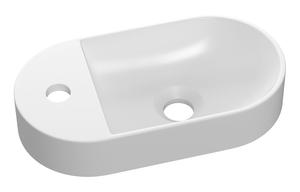 Belle 380x200mm Mini Resin Washbowl - White